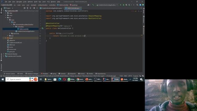 Lesson 6: Controller layer: creating simple REST controller with endpoint API смотреть онлайн