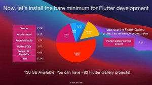 M1 Mac Mini - Is 256 GB storage enough for Flutter & Android development?