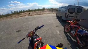 BSE Z1 на КРОСС трассе & покатушка по ТУНДРЕ..mp4