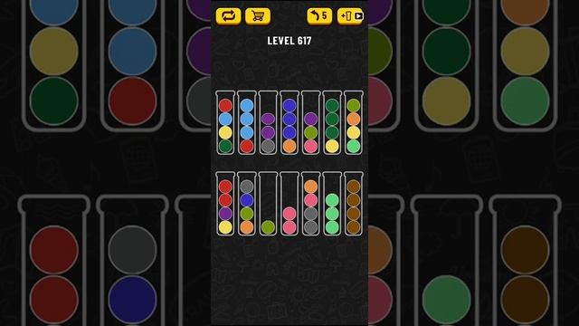 Ball Sort Puzzle - level 617 смотреть онлайн