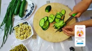 QO'ZIQORINLI SALAT | ГРИБНОЙ САЛАТ | SALAD WITH MUSHROOMS