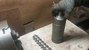 ВЫТОЧИЛ ШНЕК ДЛЯ МАСЛОПРЕССА СВОИМИ РУКАМИ