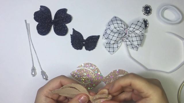 Мастер-класс бантики канзаши /МК бантики /бантики кожзам