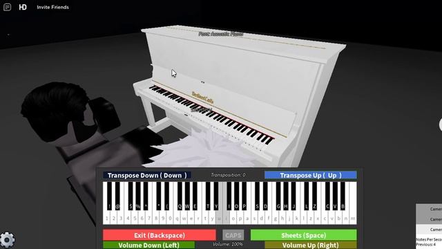 How to play Gigachad Theme by Me (Medium) - Roblox Virtual Piano. смотреть онлайн