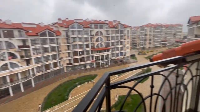 Черноморский-2, Геленджик, видовая квартира в новом доме с балконом.