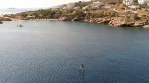 Wing Foiling in Batsi, Andros Greece, Cyclades, Wesurfin