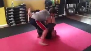 flying armbar dani