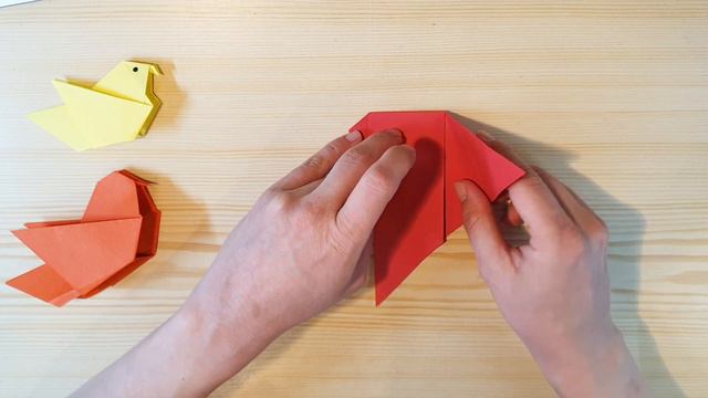 DIY Easy paper bird // How to make paper bird for kids #origami