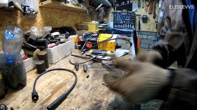 замена свечей и высоковольтных проводов на CF MOTO X8