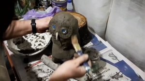 Фигурка "Совы" из бетона своими руками.
