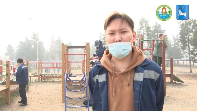 Студотряд, покраска детской площадки. смотреть онлайн