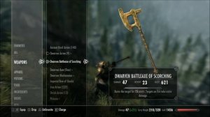 Elder Scrolls V Skyrim  How to get the Dwarf Battleaxe