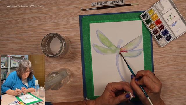 27. How to Paint a Diaphanous Dragonfly with Watercolor смотреть онлайн