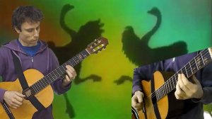 В мире животных. Ariel Ramírez La peregrinación. Как играть на гитаре. Ноты для гитары. Чебоксары