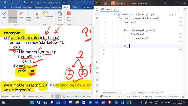 🚀Full Stack Python || Pt-62: Return vs Yield | Lambda Function | Generator Exp  ||🌟📚✨Notes Included