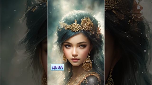 Нейросеть рисует Знаки зодиака в женских образах #shorts #знакизодиака