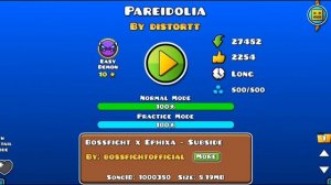 [mobile] Pareidolia 100%! Easy Demon! { TRASH! }