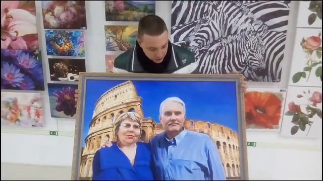 Заказал портрет на юбилей для родителей! Результат превзошел ожидания! смотреть онлайн
