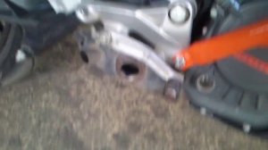 ktm duke 200 sound стоковый глушитель