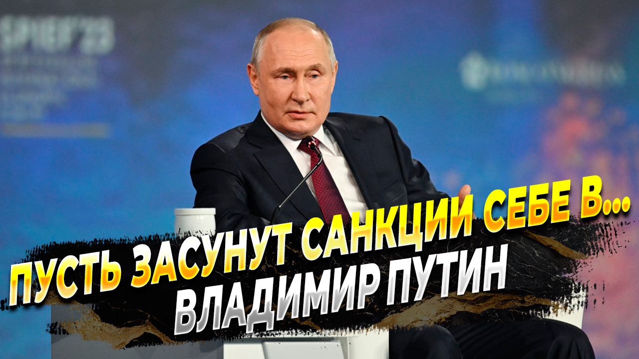 Владимир Путин на ПМЭФ рассказал, что он думает о санкциях Запада - Новости