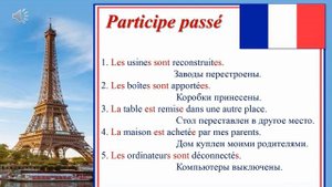Видеоурок. 8 класс. Цикл 8. Согласование причастия прошедшего времени. Французский язык.