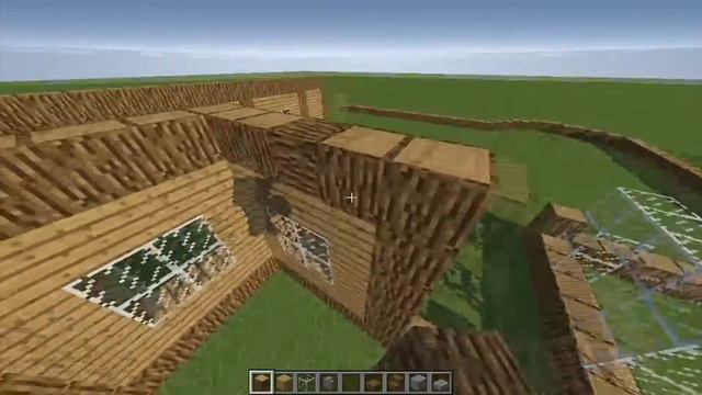 #ДляНовичков ДЕРЕВЯНИЙ ДОМ#1(minecraft постройки)