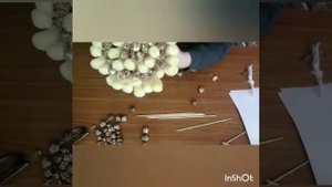 Букет из попкорна и кукурузных палочек