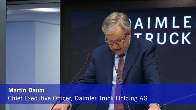 Welcome to Prime Standard, Daimler Truck Holding AG