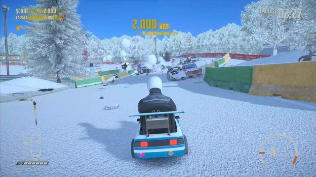 Wreckfest  Easy Gold Snowball Run! ps5