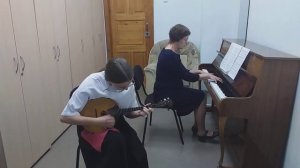 Русская плясовая на тему рнп "Как ходил, гулял Ванюша" (домра)