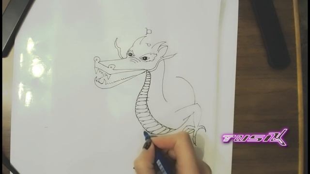 А Вы найдете слово "дракон" в рисунке?