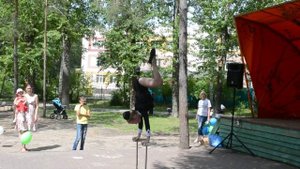 Моя акробатика выступление на стоялках