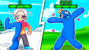 😨 Майнкрафт но МЫ СТАНОВИМСЯ РАДУЖНЫМИ ДРУЗЬЯМИ с Каждым Уровнем!