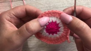 ОРИГИНАЛЬНЫЙ БАБУШКИН КВАДРАТ "Глаз".Crochet tutorial