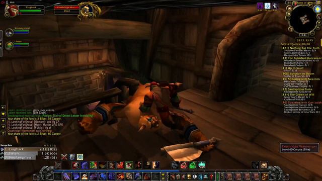 WoW Classic/Warrior leveling Guide----The Crown of Will/Mug'thol's Head смотреть онлайн