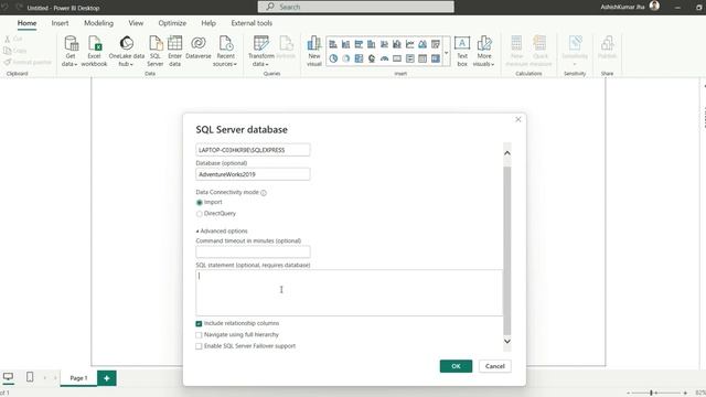 How to connect SQL Server in Power BI смотреть онлайн