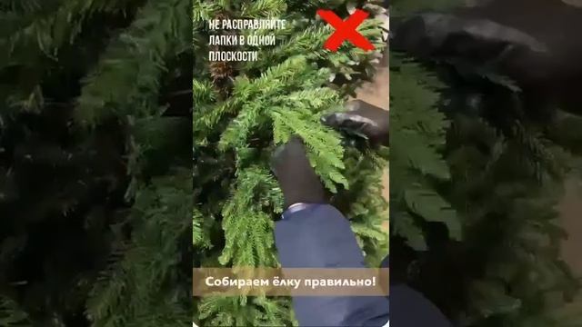 Ёлка новогодняя - литая смотреть онлайн