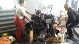 Запуск двигателя Deutz BF6M