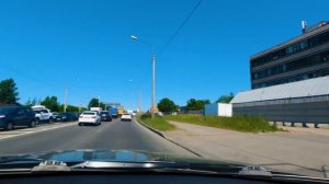Дорога из Шушары в Санкт-Петербург в 4K #GoPro9 #Ленинград