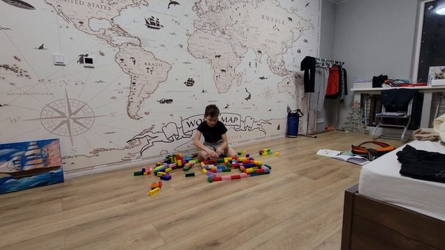 строю дом из конструктора полесье