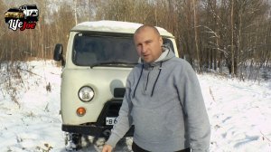 Купил УАЗ Буханка. Первый выезд в грязь.......дерево