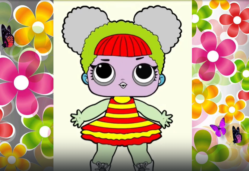 Рисуем Куклу Лол смотреть онлайн