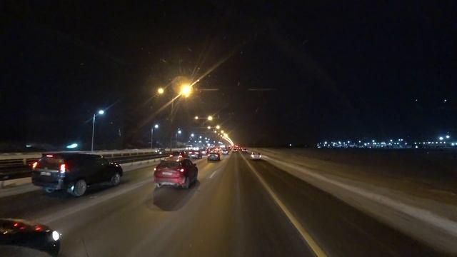 Снегопад и гололёд на ЦКАД плохая видимость. Трасса вся в снегу. Орёл Чернь Плавск Покров.