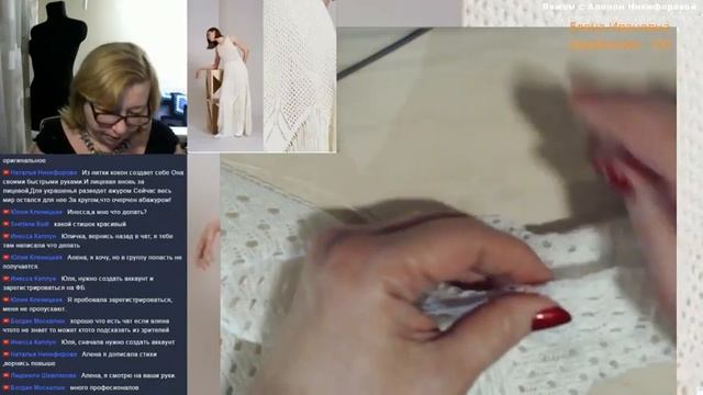 1. Вязаное летнее платье. Начнем обвязку. ?Вязание с Аленой Никифоровой❤