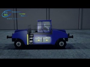 Маневровый локомобиль ZAGRO E Maxi XXL (3Д анимация)