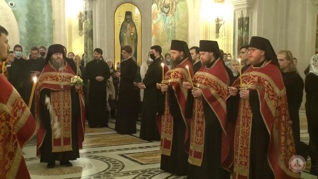 Всенощное бдение. Усекновение главы святого Иоанна Предтечи