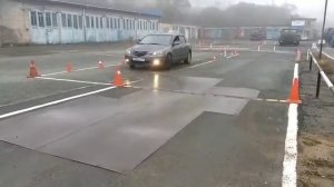 Сдача экзамена в ГИБДД на автодроме