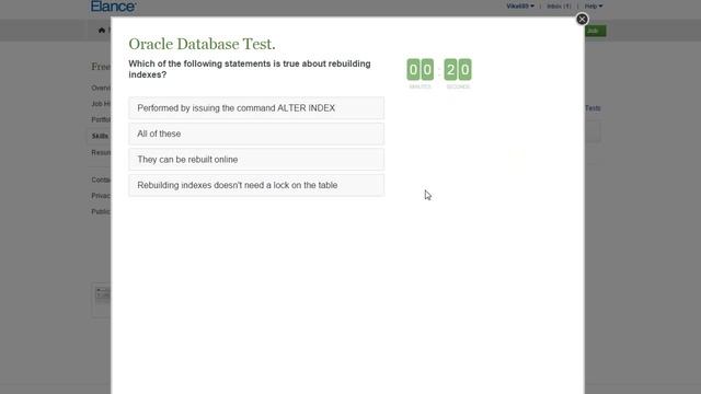 Elance Oracle Administration Test Answers 2015 смотреть онлайн
