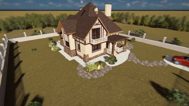 Проект дома с мансардой • АртПро, проектное бюро, проекты домов