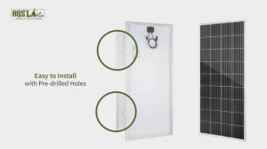 190 Watt 12 Volt Monocrystalline Solar Panel